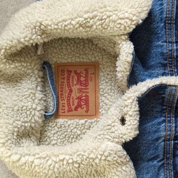 LEVI ORIGINAL SHERPA TRUCKER JACKET - Picture 3 of 8